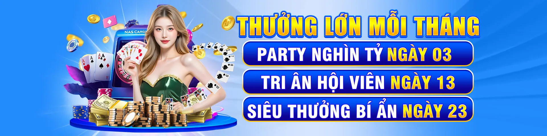 Người chơi vui mừng thắng lớn tại máy slots acb888 casino